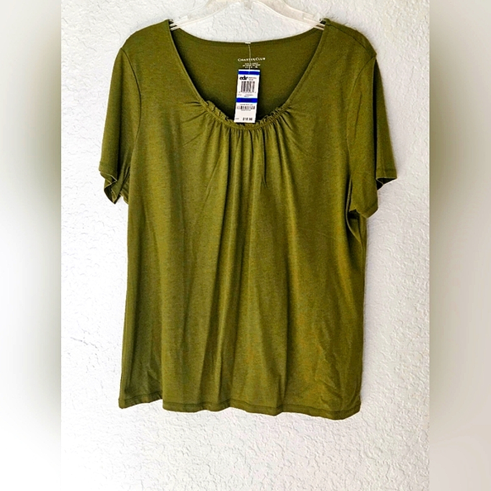 "CHARTER CLUB" Brand New Top Gorgeous Color
